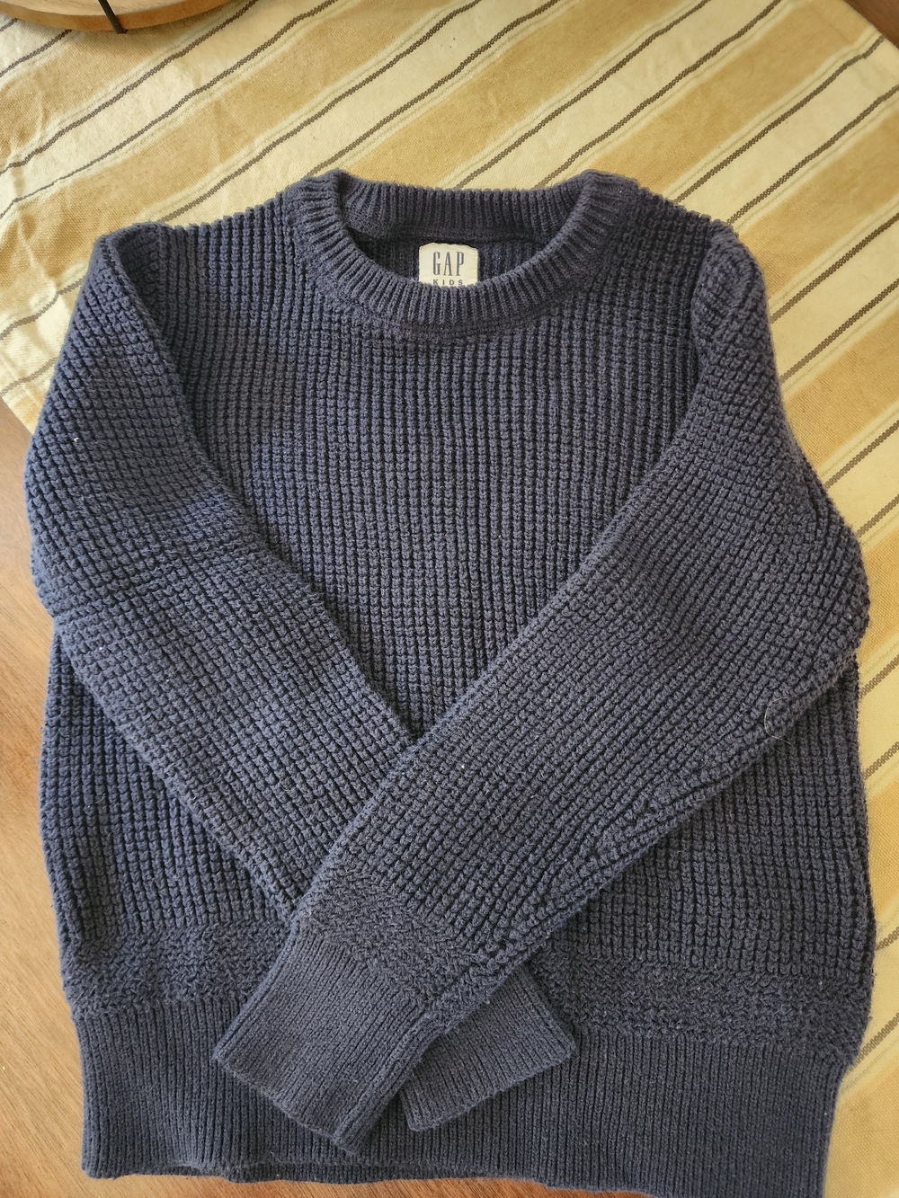 GAP Boys's Navy Blue Crewneck Sweater